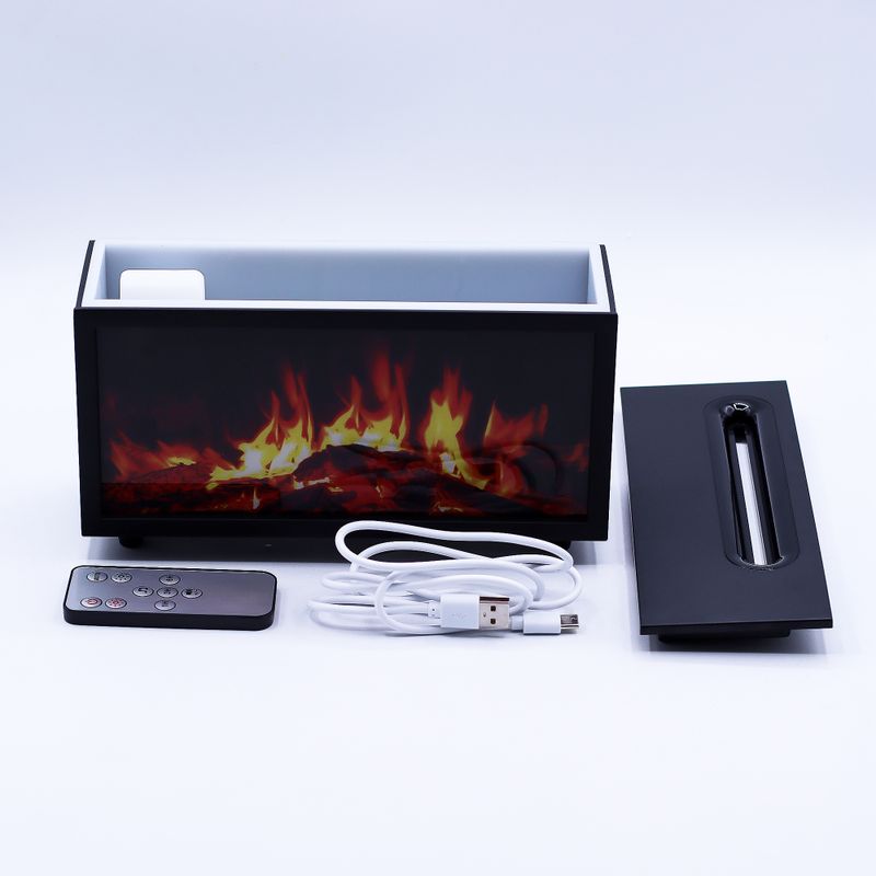 Арома Дифузер Черен Пламък И Птичи Звуци - USB