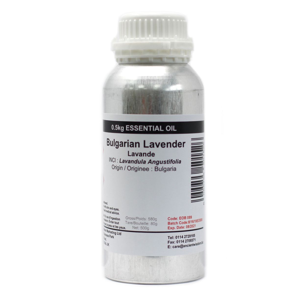 Óleo Essencial 0,5 kg - Lavanda Búlgara