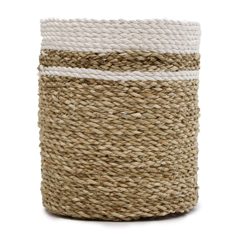 Ensemble en jonc de mer - 2 vases et 2 bacs
