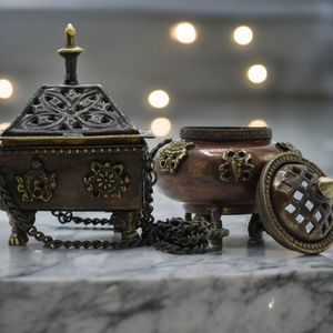 Антични Тибетски Кадилници на Едро