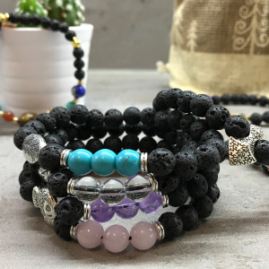 Pulseras de Piedra de Lava