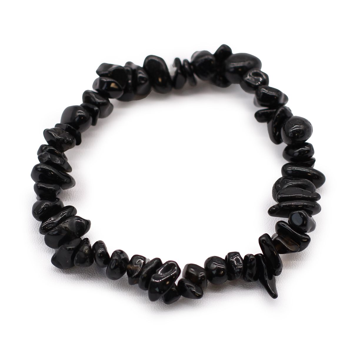 Pulseira Fragmentos de Pedras Preciosas - Ágata preta