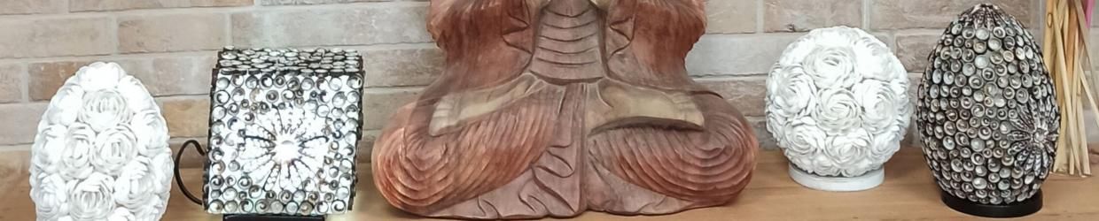 Boho Sea Shell Lamp