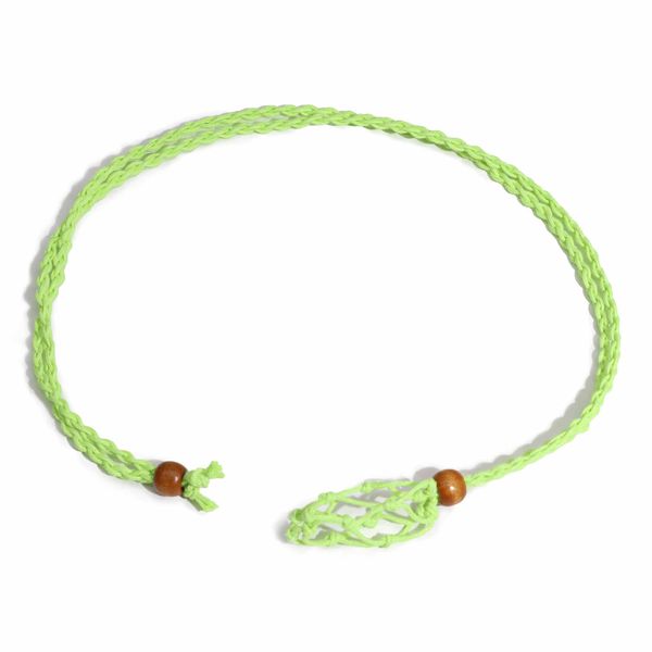 Collier à cordon pour pierre précieuse 45 cm/18 pouces - Vert