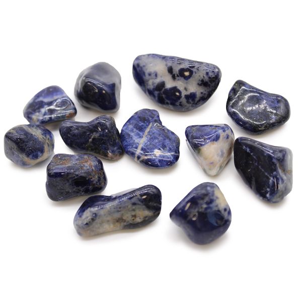 Pedras Africanas Médias - Sodalite - Azul Puro