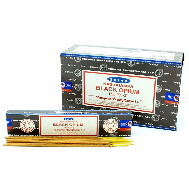 Encens SATYA 15g - Opium Noir