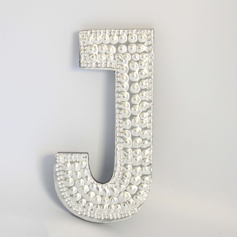 Petites lettres en aluminium - J