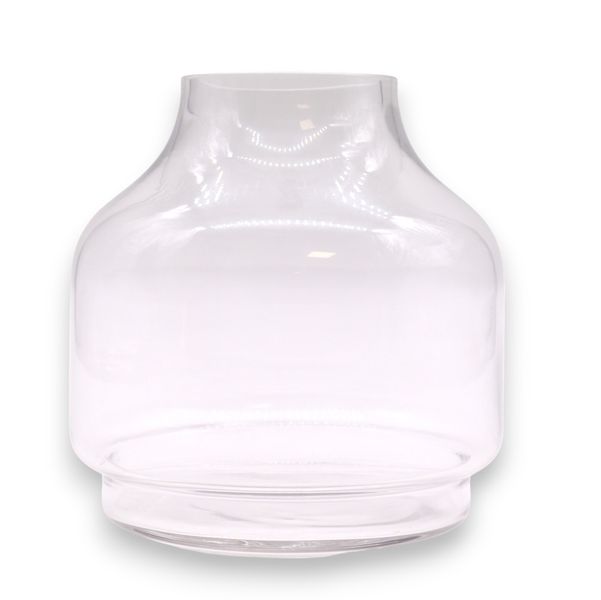 Terrário Médio em Madeira de Tung Escura com Tampa Esfera - 17x22cm