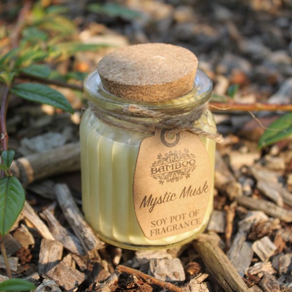 Bougies en pot à la cire de soja - Musk mystique