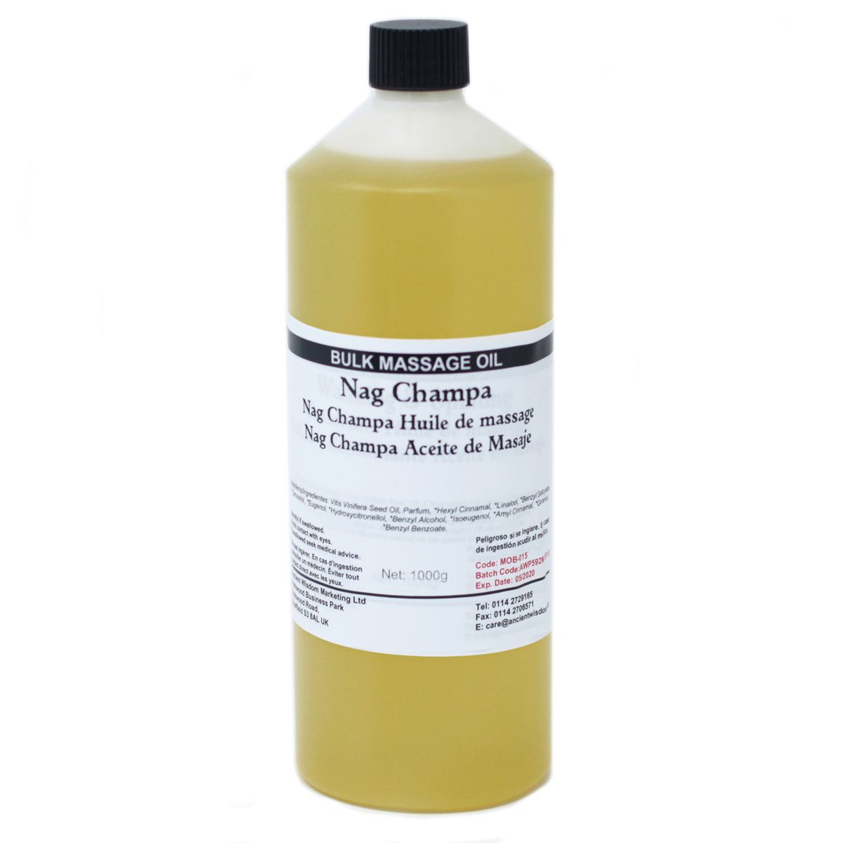 Óleo de Massagem 1 kg - Nag Champa