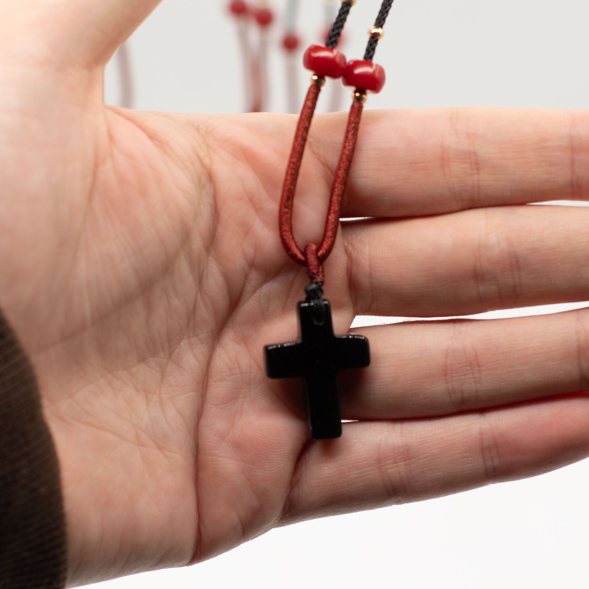 Colares de Corda com Pedras Peciosas - Coleção Espiritual (sortidos)