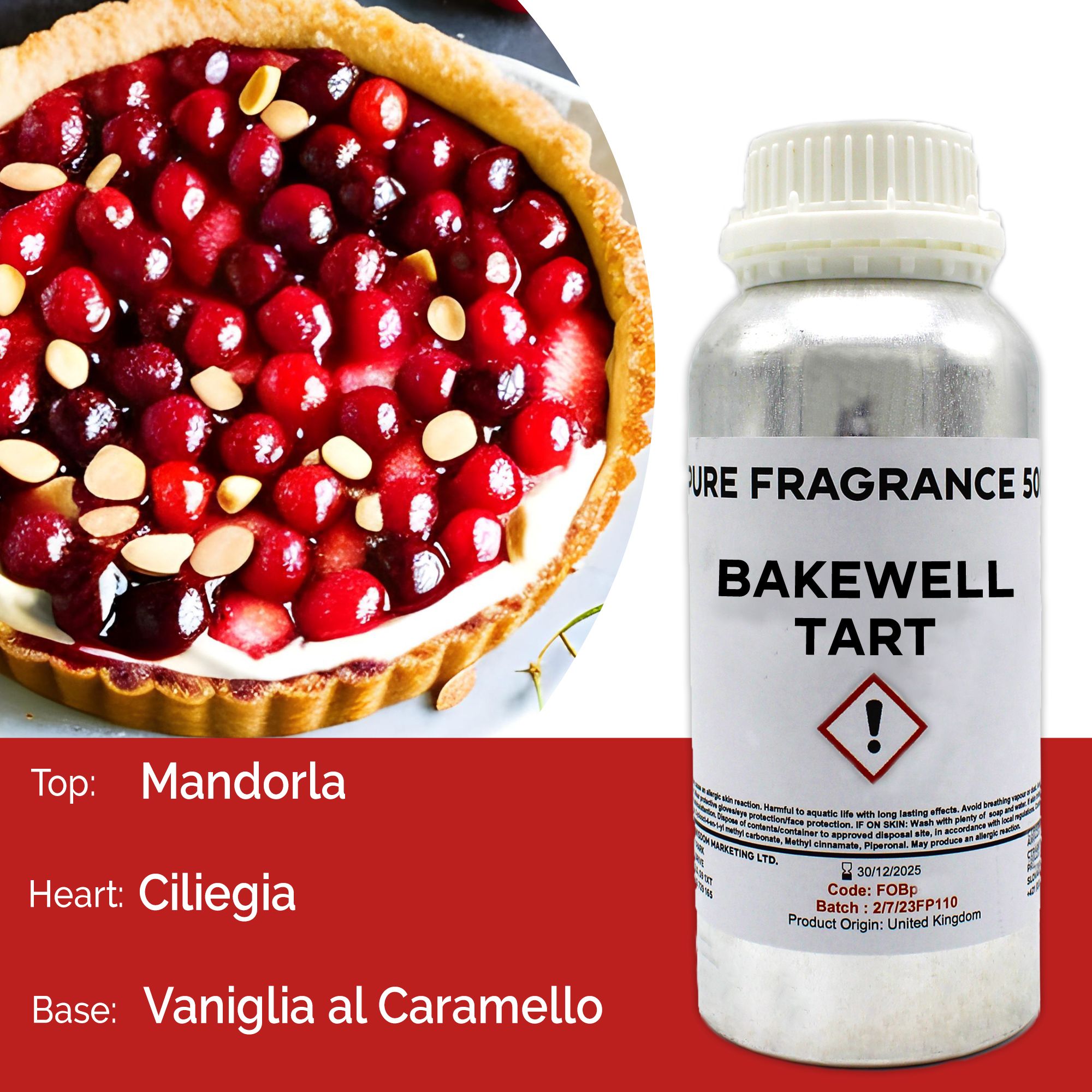 Fragranza Pura 500g - Bakewell Tart