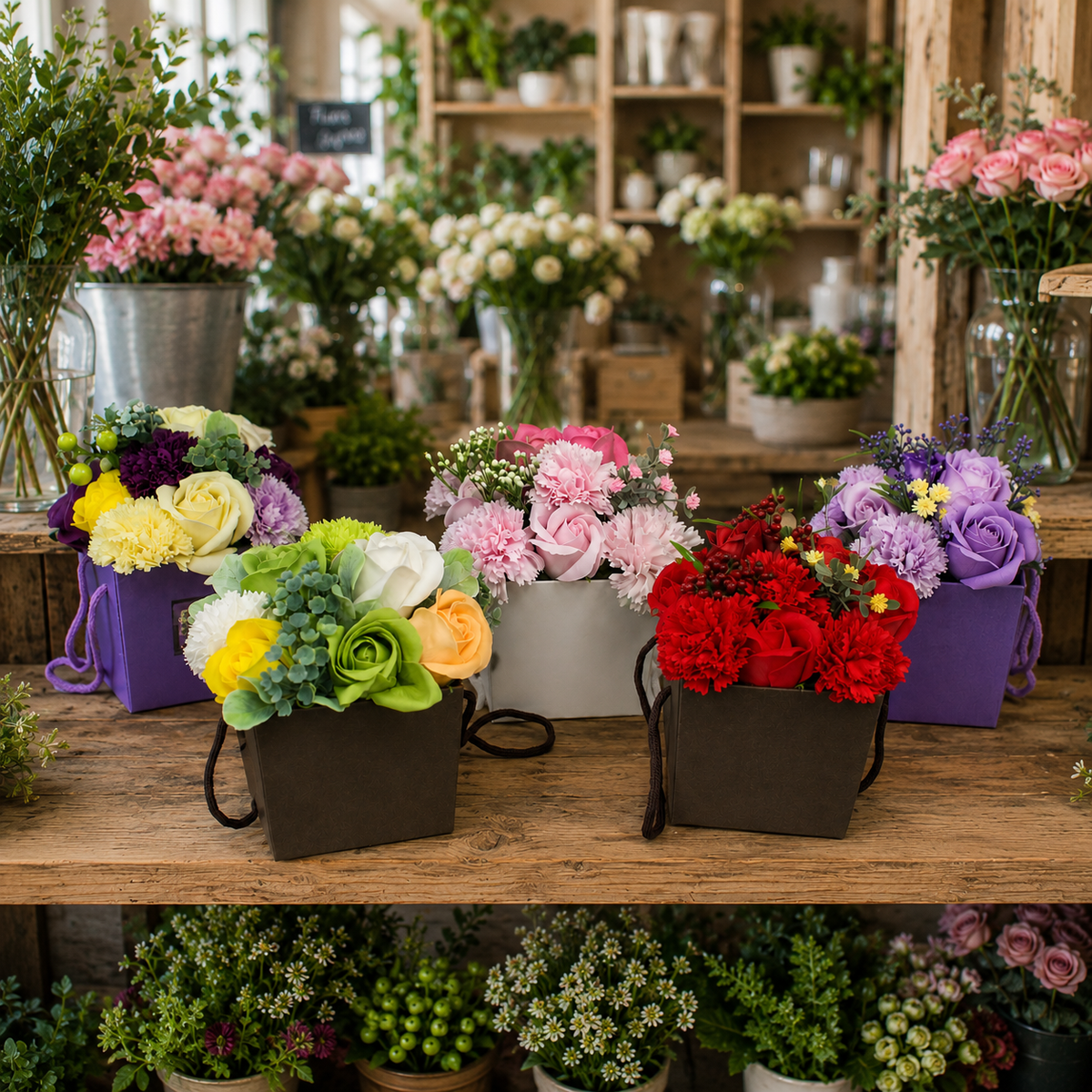 Flores de Sabão de Luxo