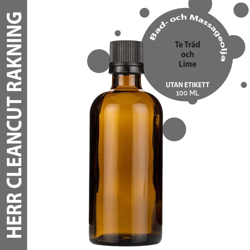 Huile de Bain et de Massage - Spéciale Rasage - 100ml - Marque Blanche