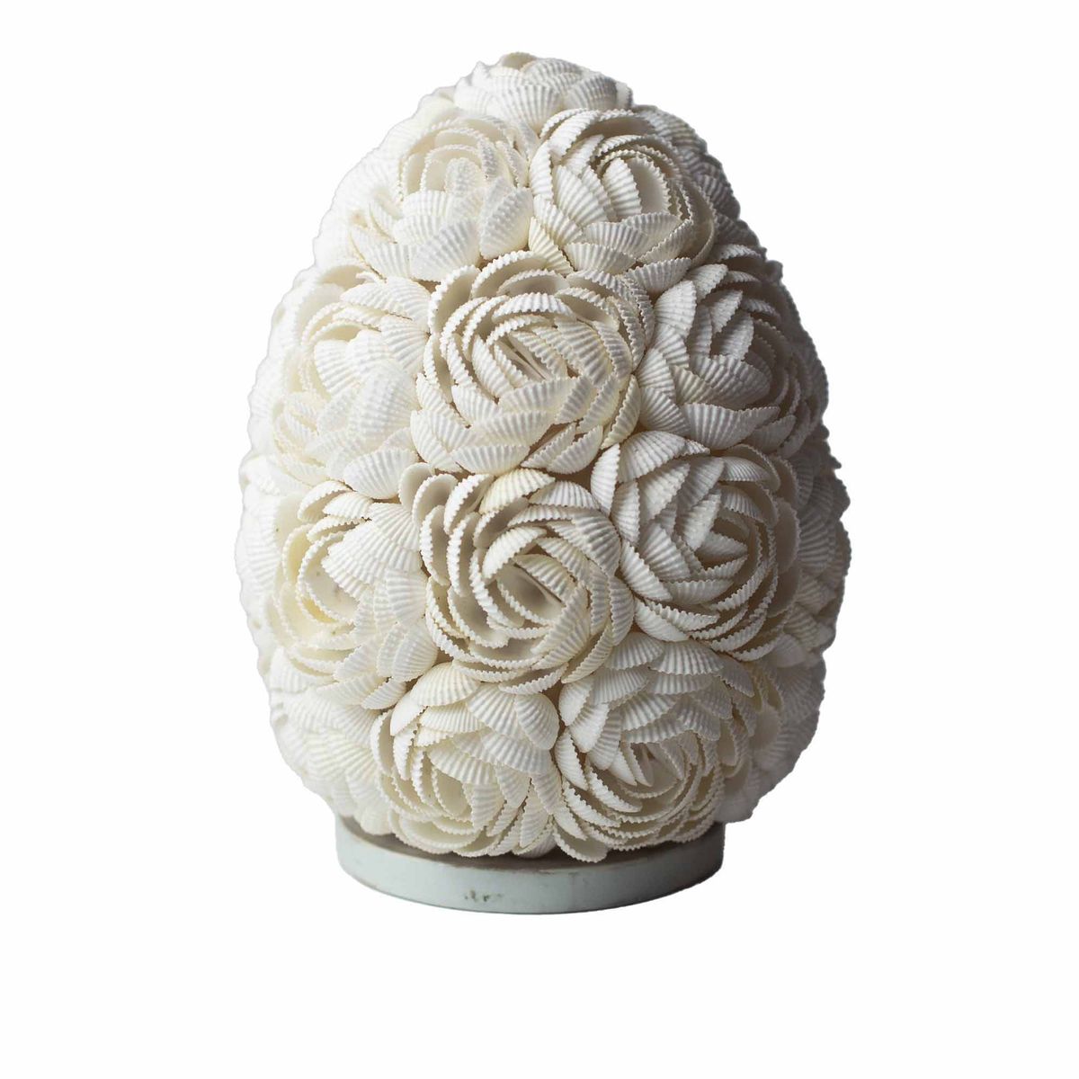 Candeeiro Boho Sea Shell - Rosa Oval - 20 cm