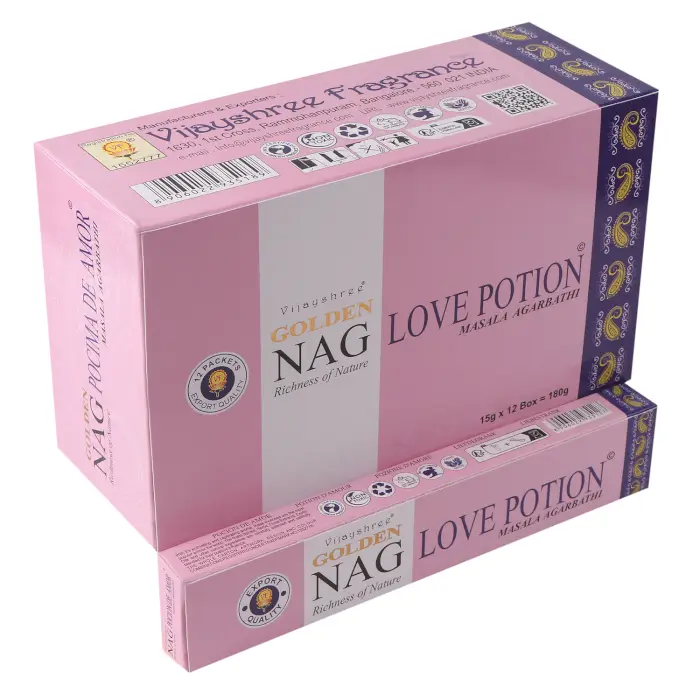 15g Golden Nag - Love Potion — Incense · GlowDuty apothecary