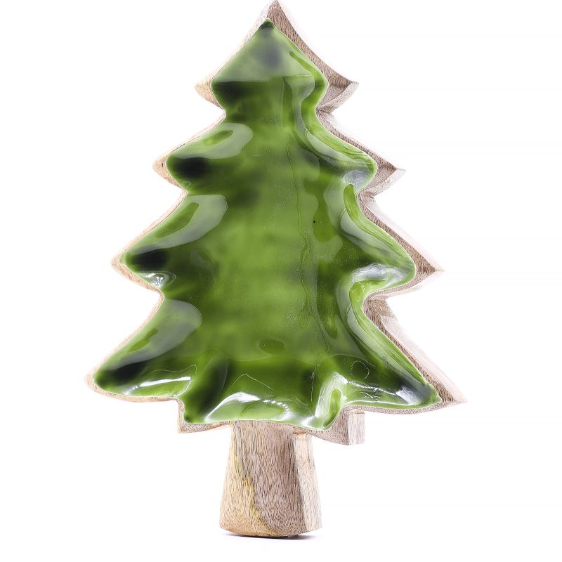 Lost in the Forest -  Enamel Tree Wooden Bowl