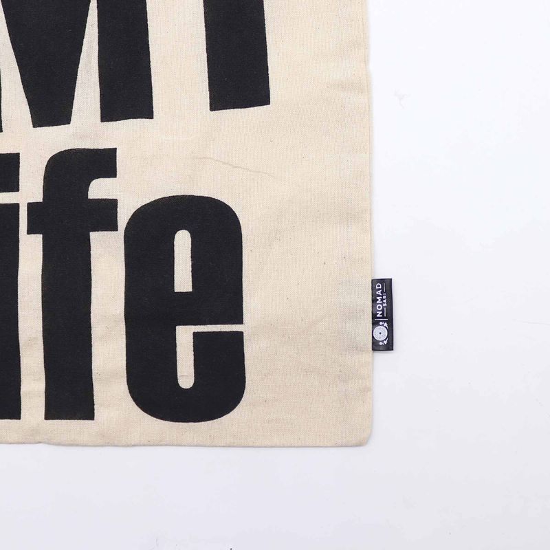 Iconic Basic Tote Bag - IT's MY LIFE - (40x36cm) - Natural 4oz