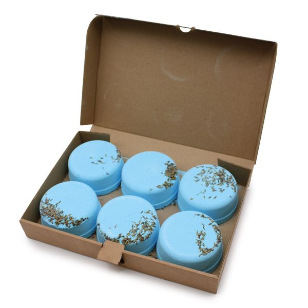 Galets de bain effervescents Lavande et Marjolaine