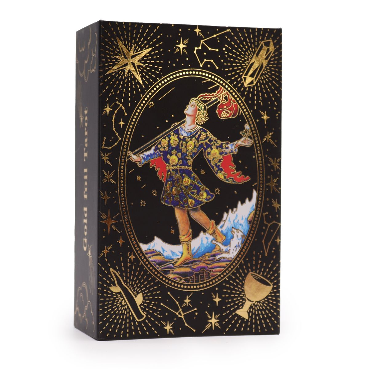 Tarô Folha Dourada - Que comece a magia - Caixa de presente