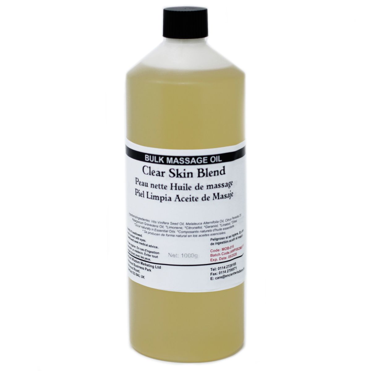 Óleo de Massagem 1 kg - Pele Limpa