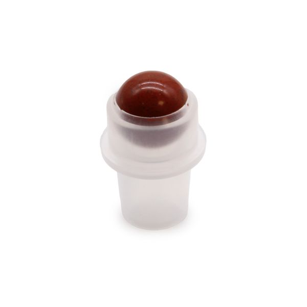 Extrémité de Roll-On de Gemme pour Bouteille de 5ml - Jaspe rouge