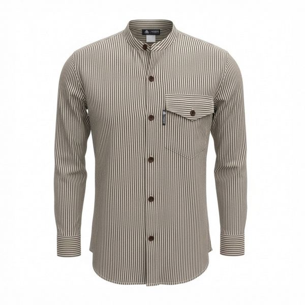 Nomad Sari Camisa de Abuelo - Gris Piedra - Grande