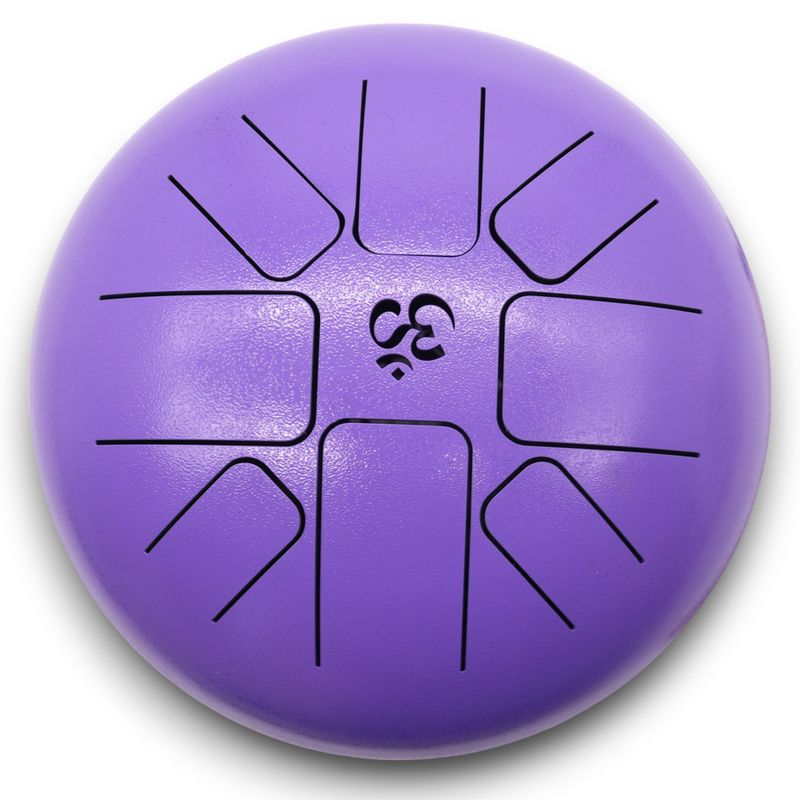 Tambour Tongue Drum en Acier Medium OM Violet - 22x16 cm
