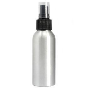 100 ml Flacon din Aluminiu cu Pompă Neagră