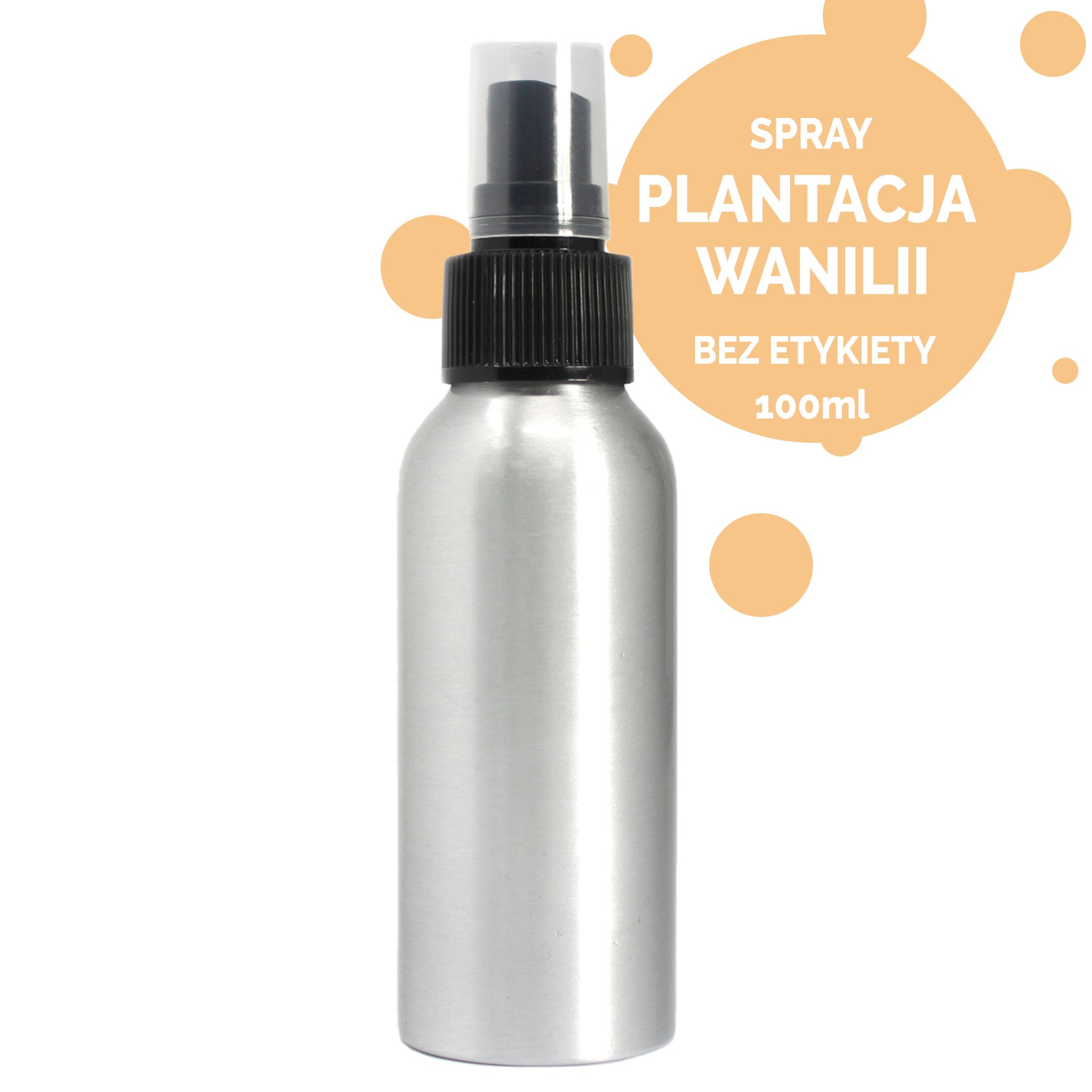 100 ml Sprej za Prostor - Plantaža Vanilije - Bez Etikete