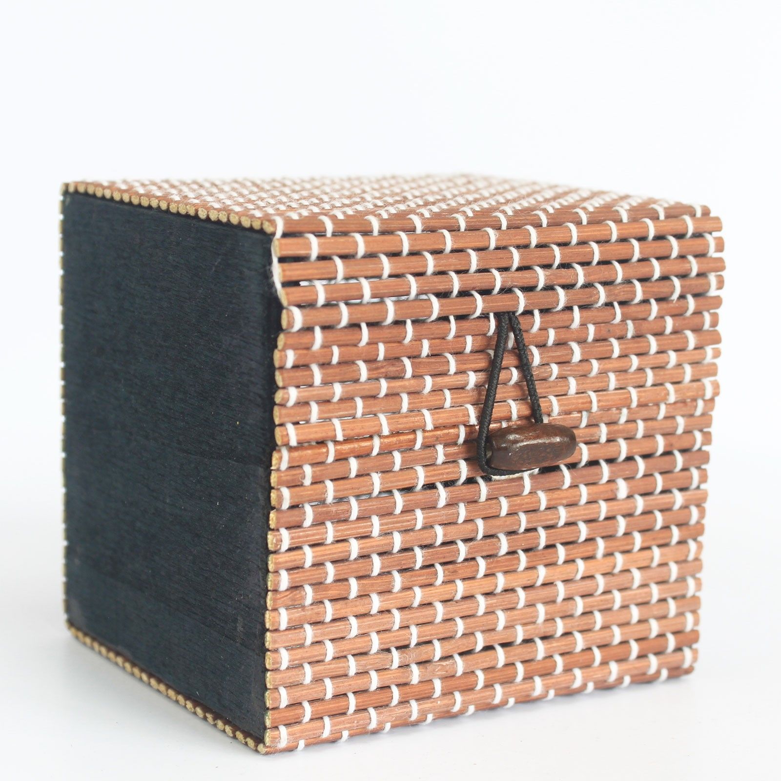Handcrafted Bamboo Candle Gift Box - Single - Natural