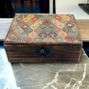 Ceramic Glazed Wooden Boxes