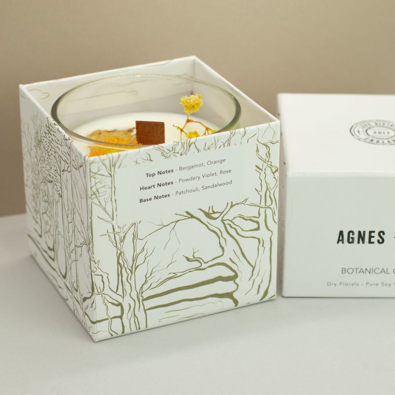 Agnes + Cat Extra Large  Crackle Soy Candle - Rydal Oudh