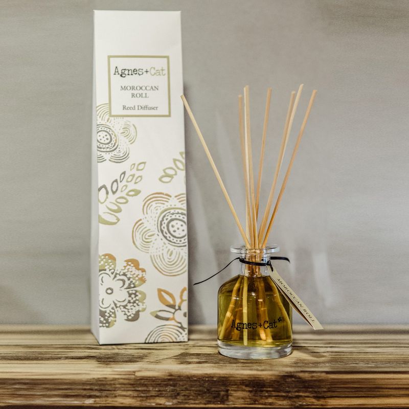 Box mit 3 140 ml Rattanstäbchen-Diffusoren - Moroccan Roll