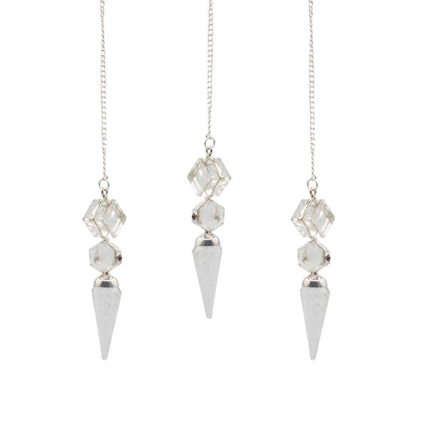 The Architect of Clarity - Three Piece Pendulum - Crystal Quartz