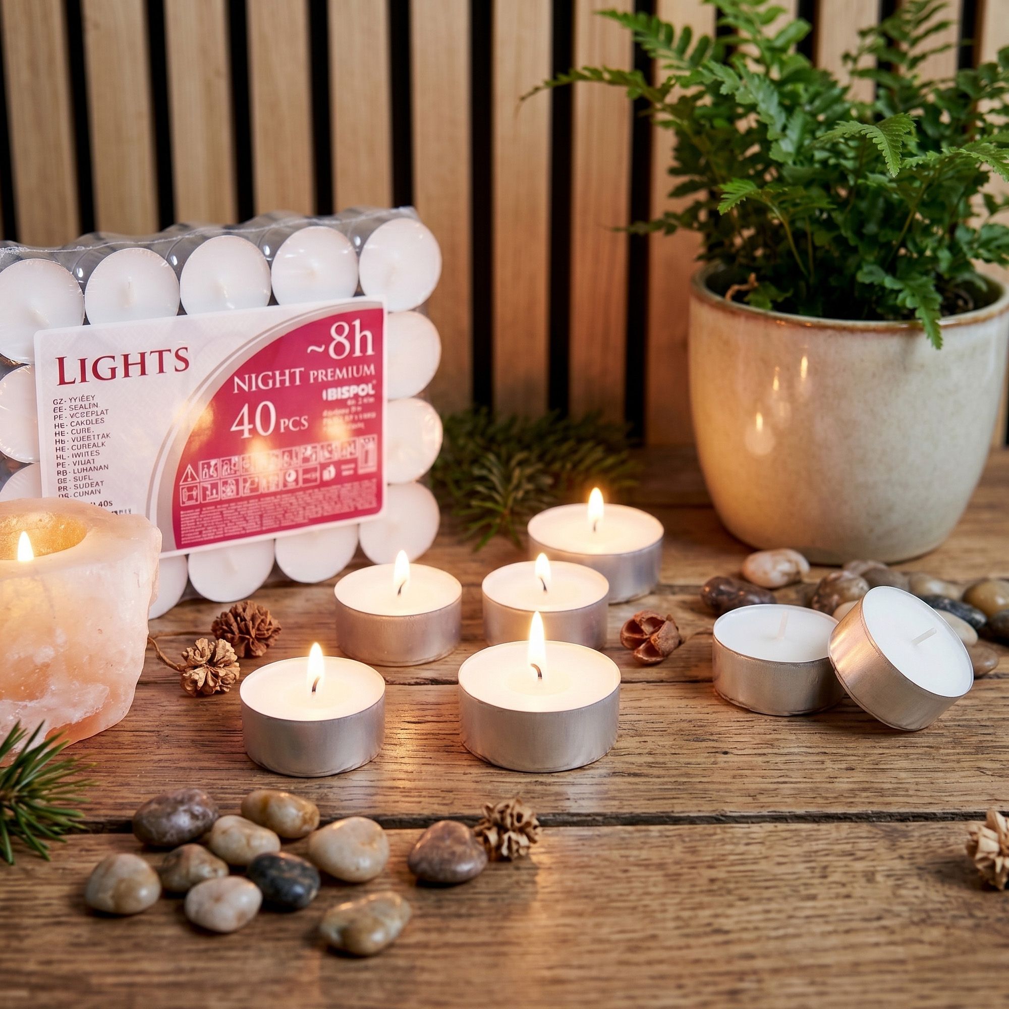 Bougies chauffe-plats
