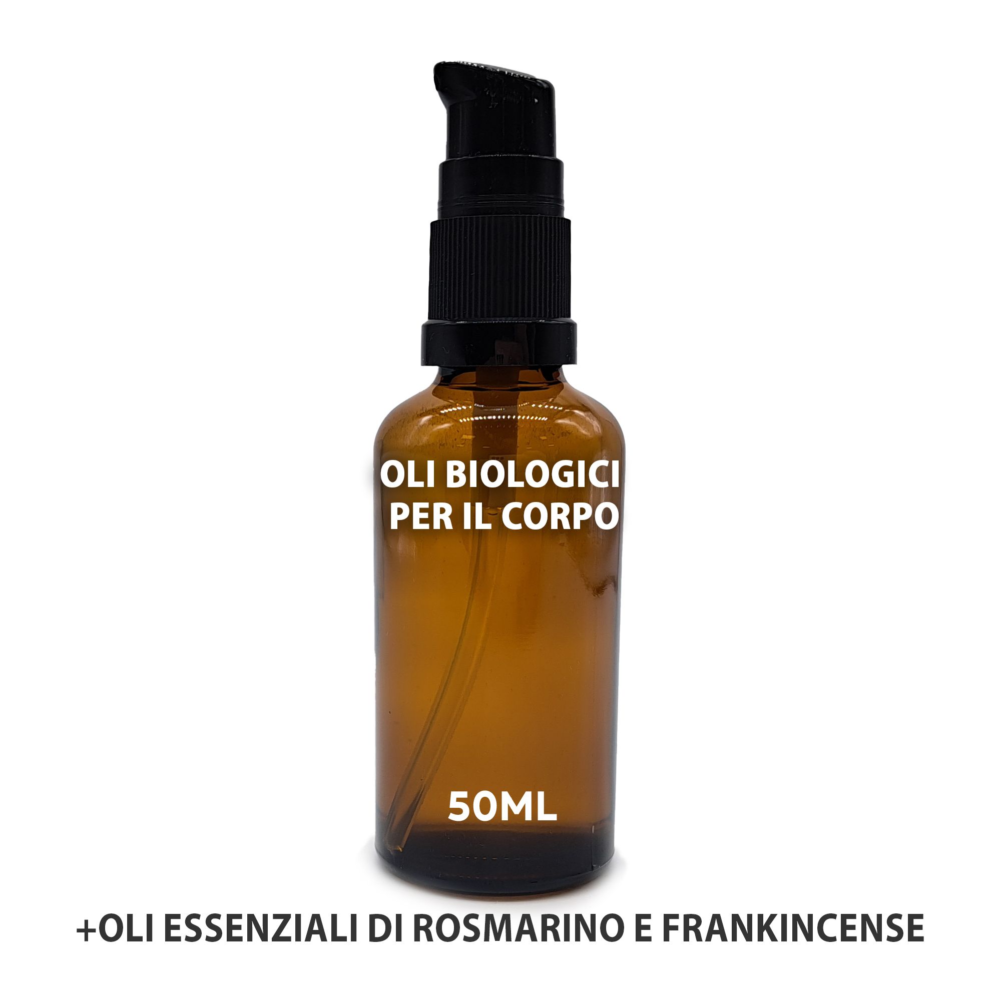 Oli Corpo Biologici 50ml - Rosmarino e Frankincense - No Etichetta