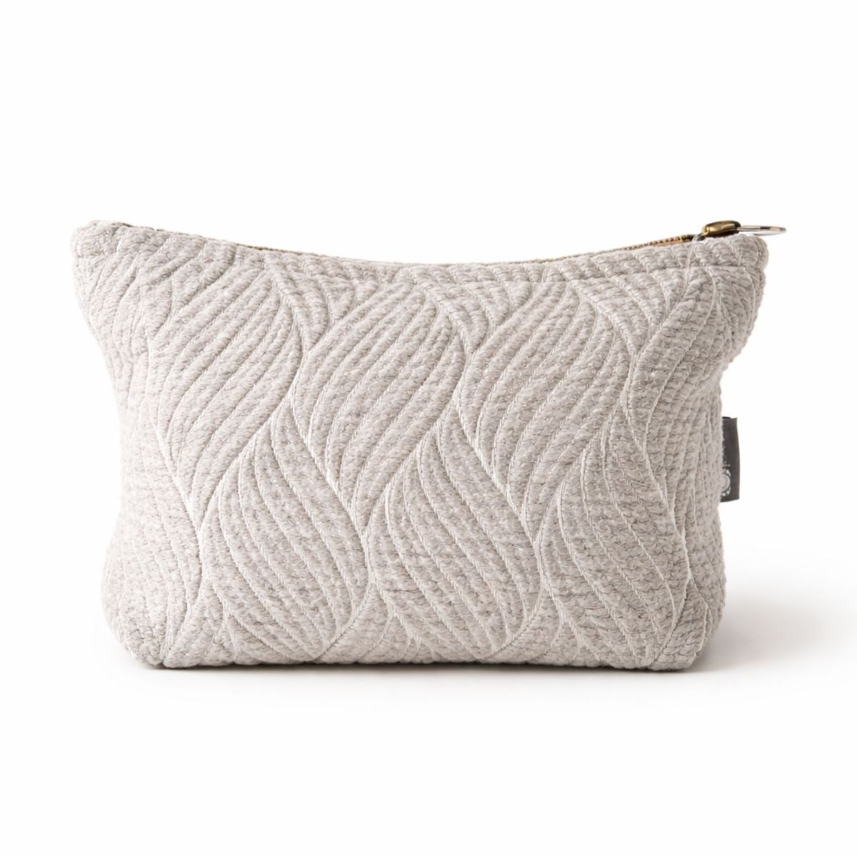 Nomad Sari Jacquard Indiano Bolsa de higiene pessoal - Moonlit Weave