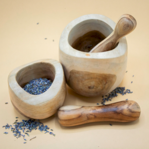 Ergo Teak Pestle & Mortar