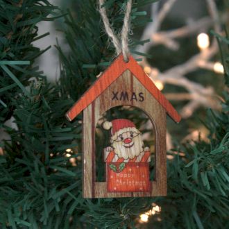 Houten Kerst Decoraties