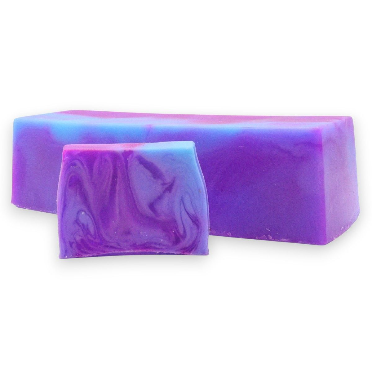 Sliced Amethyst Creed Soap Loaf (13pcs) - White Label