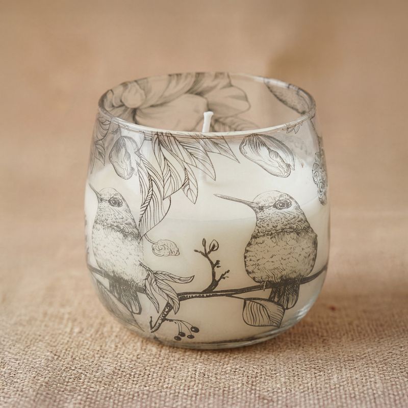 Mellan Doftljus i Glasburk - Drawn by Flame