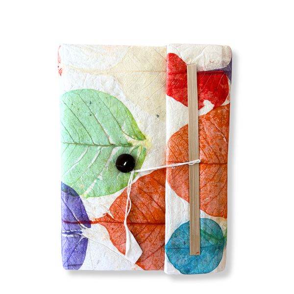 Lrg Lokta Colorful Leafs Lrg (21x15cm) - 45 hojas