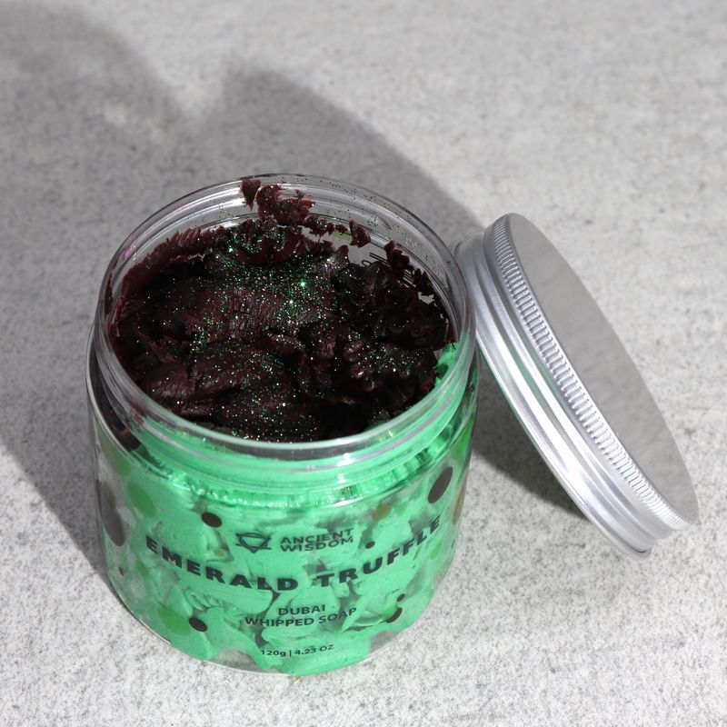 Dubai Whipped Soap - Emerald Truffle 120g