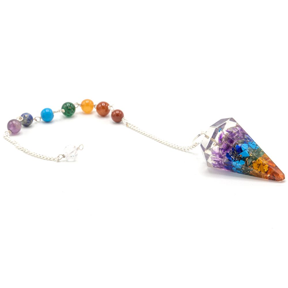 Pêndulo do Chakra do Poder de Orgonita - Chakra