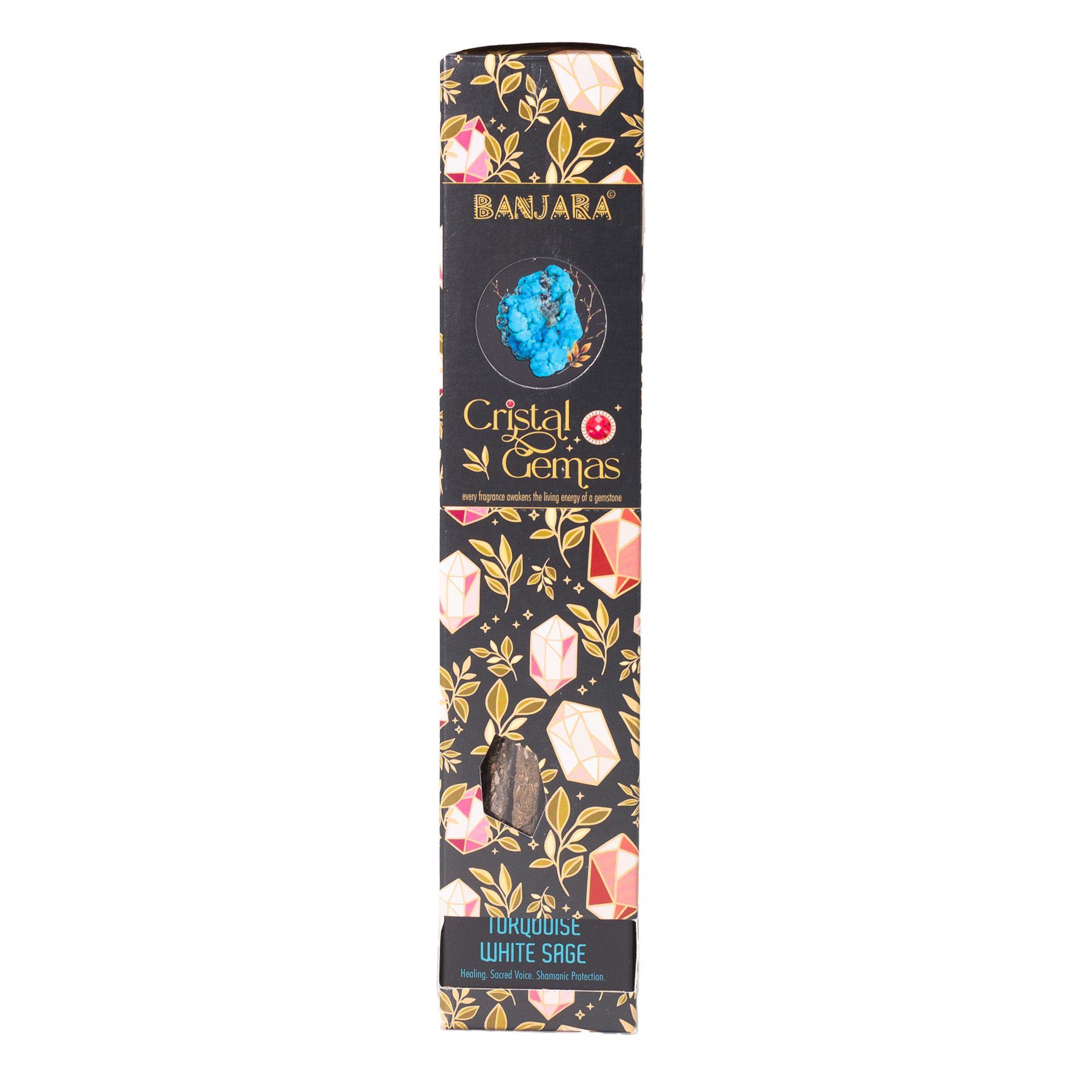 Banjara Cristal Gemas - Turquoise White Sage