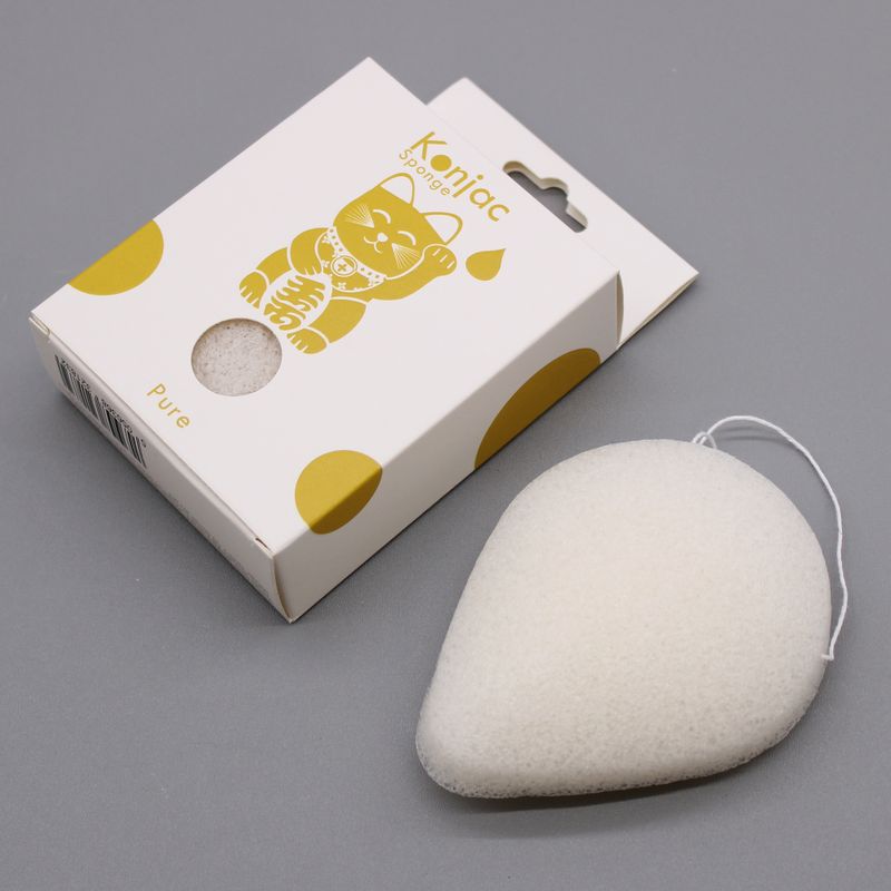 Éponge Konjac Goutte - Naturel - Peau Sensible