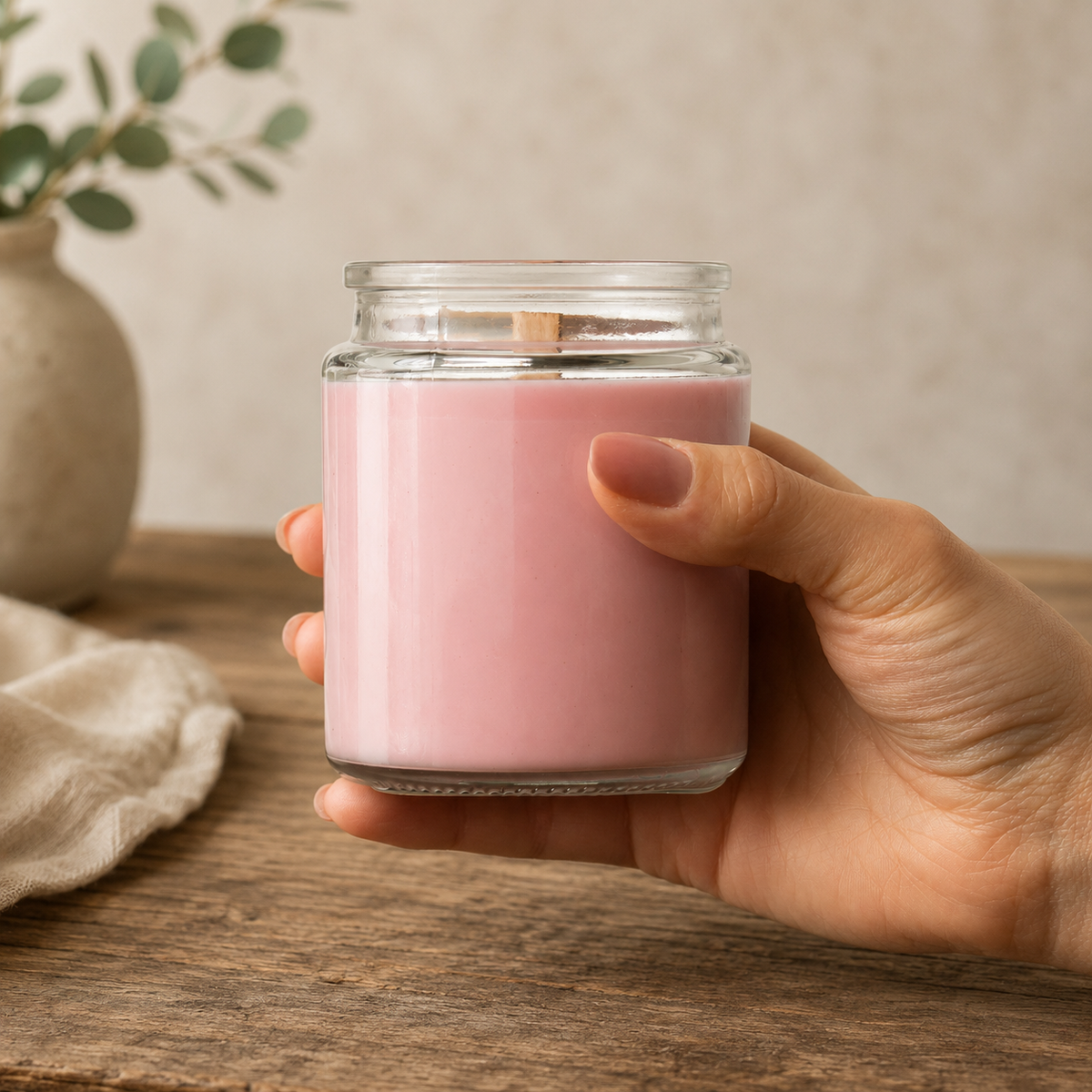 Bougies en Cire de Soja Woodwick Sans Étiquette
