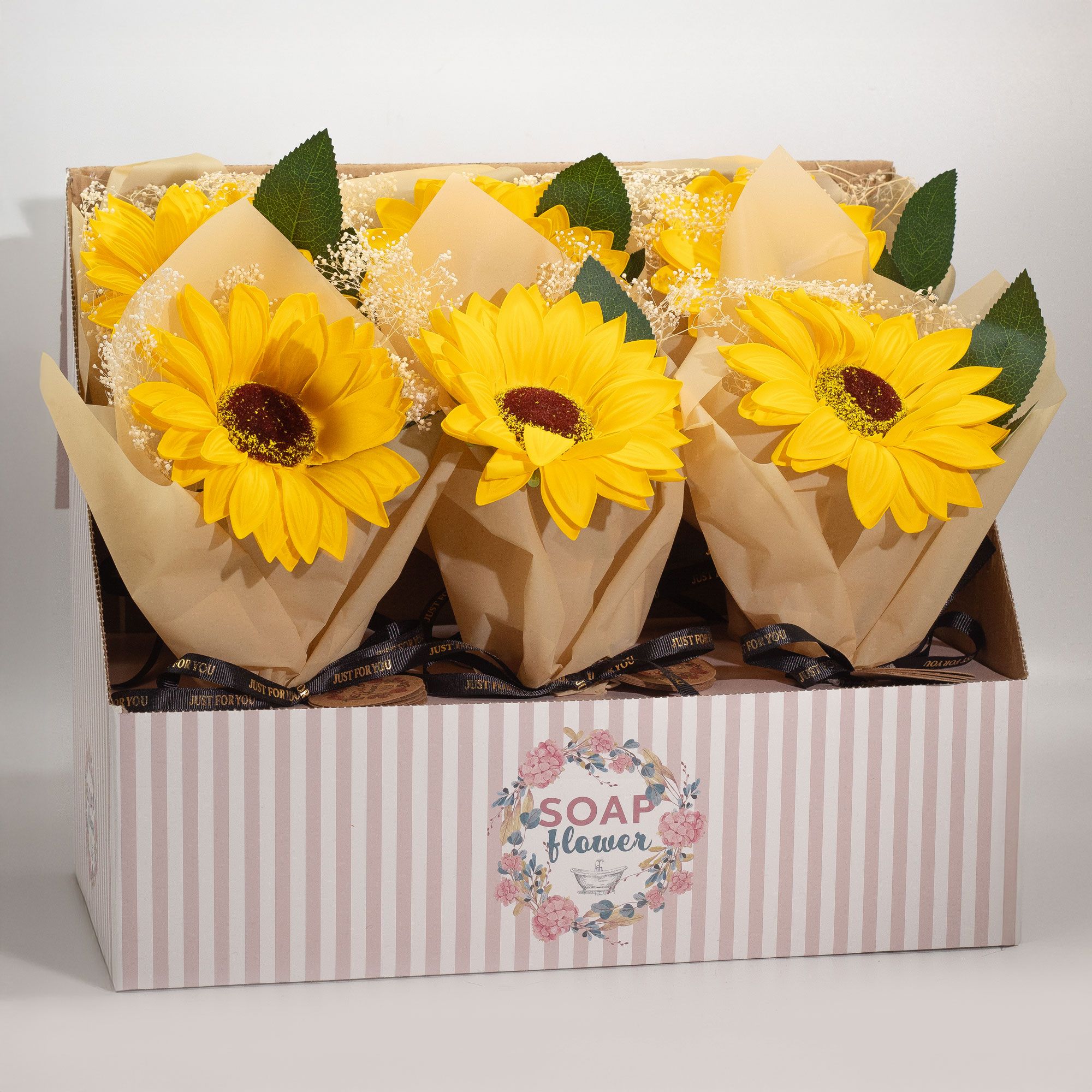 Soap Flower Single Sunflower - Realistic & Fragrant Decorative Bloom