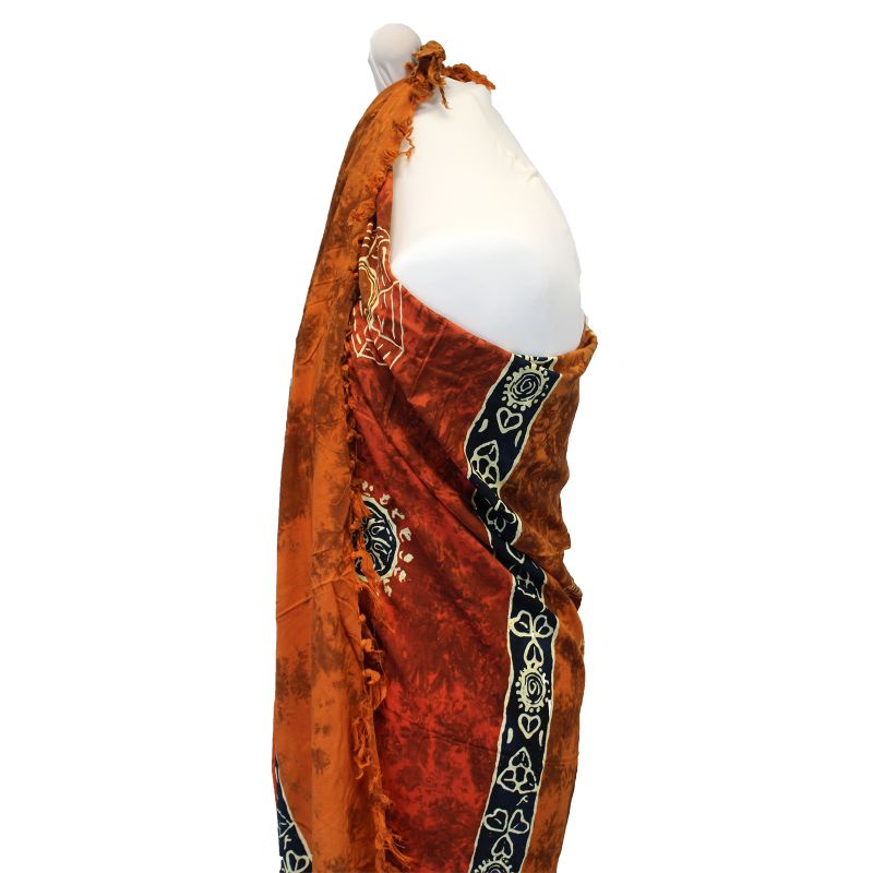 Sarongs Celtiques de Bali - Yin & Yang (4 Couleurs Assorties)